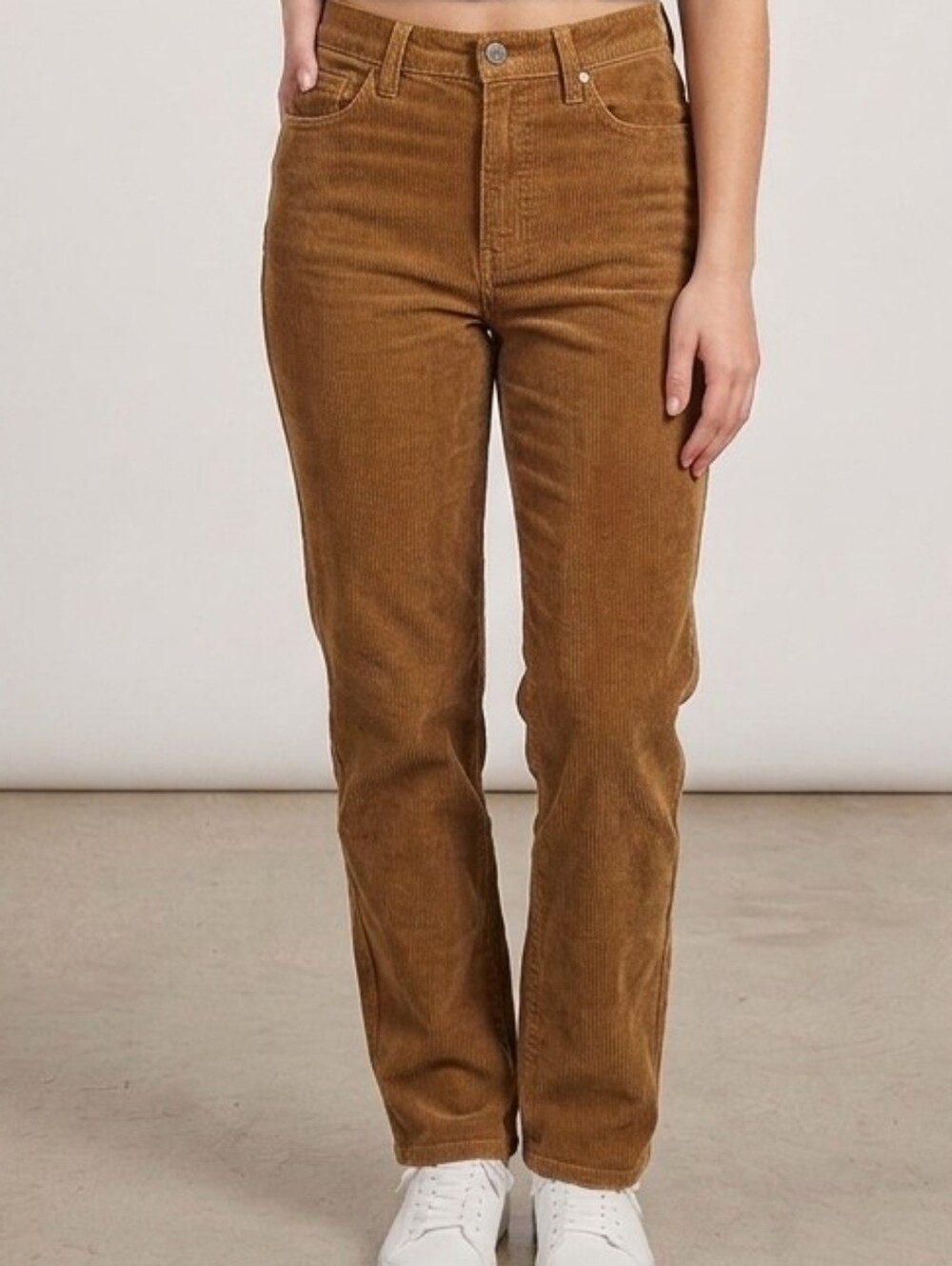 Universal Thread Women's Straight Leg Corduroy Jeans in Caramel Brown